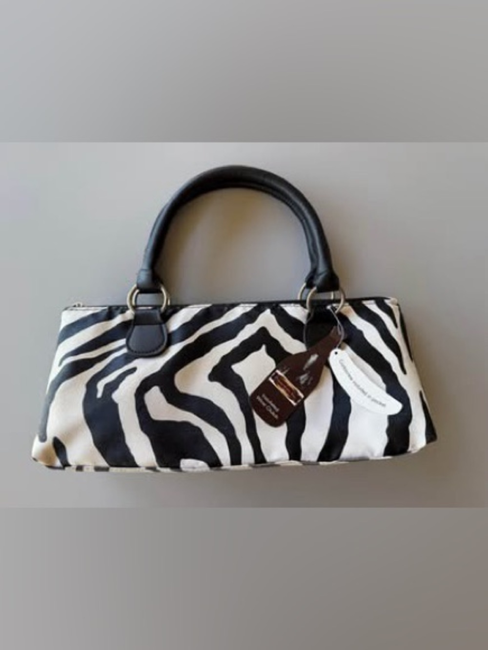 NWT Primeware Insulated Zebra Print Wine Clutch Bag